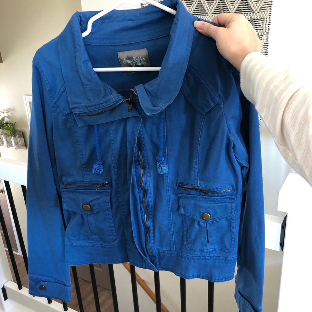 Charlotte Russe Blue Jacket